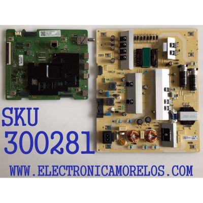 KIT DE TARJETAS PARA TV SAMSUNG 4K·UHD·HDR / NUMERO DE PARTE MAIN BN94-16669V / BN41-02751B / BN97-17980W / BN97-18562A / FUENTE BN4401056A / L75S6N_THS / BN44-01056A / PANEL CY-BT070HGSV2H / DISPLAY JE695R3HD7K / 51823A / MODELO UN70TU6980FXZA UB02